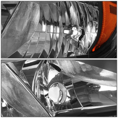 Factory Style Black Housing Amber Corner Headlights for Nissan Sentra (2016–2018)