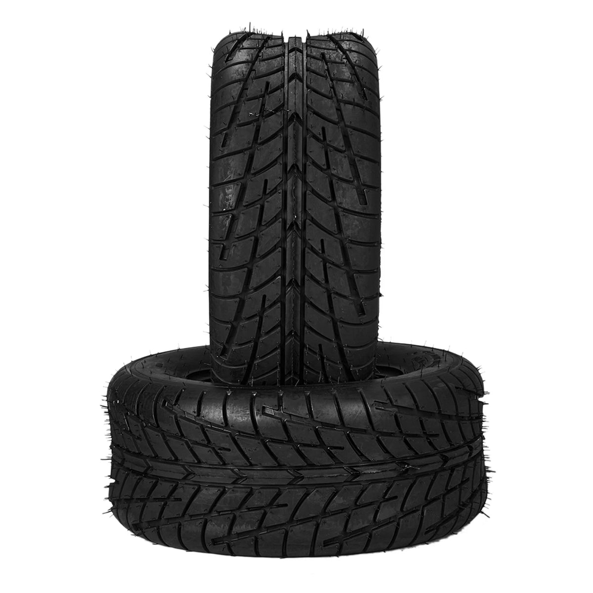 Set of 2 All Terrain Tires 25x10-12 for ATV UTV (25x10-12)