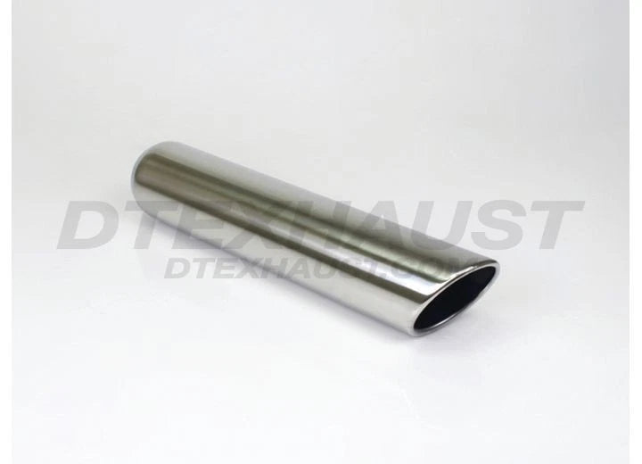 18" Rolled Chrome Exhaust Tip for (DT-244018RAC)