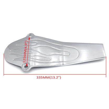 Flame Drive Shaft Cover for Yamaha V-Star 650 Classic Custom (1998–2015)