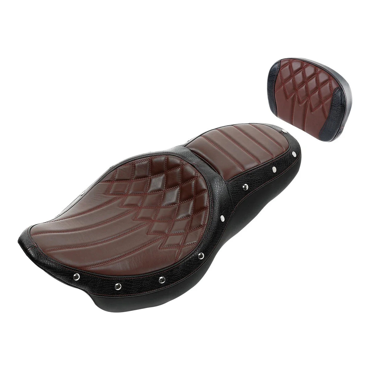 Seat Backrest Pad for Harley Touring (2009–2023)