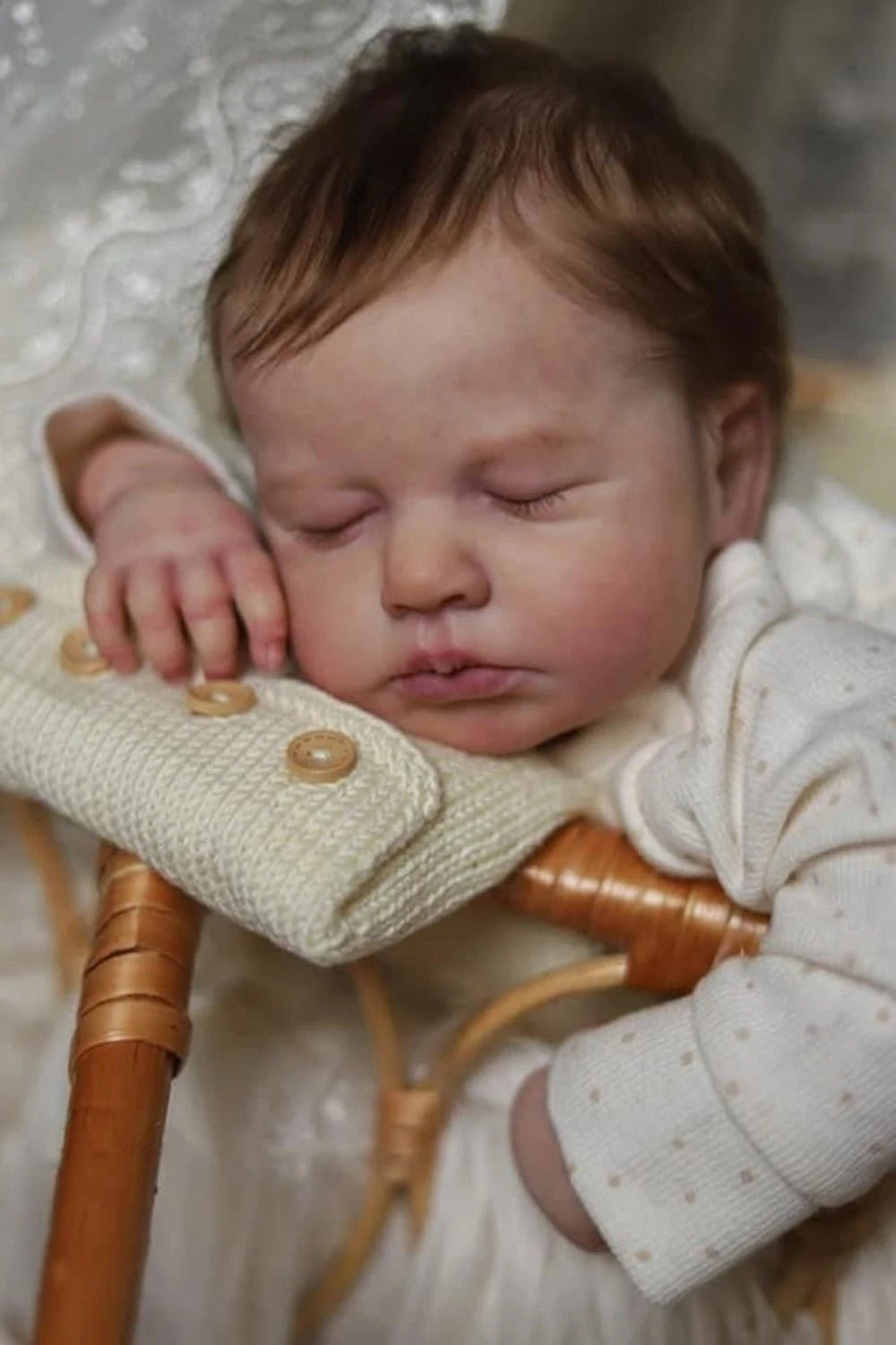 20 Inch Full Body Reborn Baby Doll - Realistic White