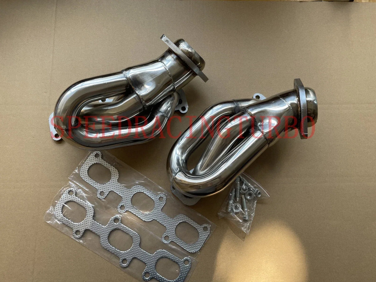 Stainless Steel Shorty Manifold Header for Ford Mustang 3.7L V6 (2011–2015)