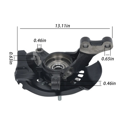Front Right Wheel Bearing and Hub Assembly for Toyota Highlander (2004–2007) 4350228090