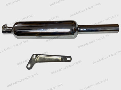 Chrome Exhaust Silencer for Royal Enfield 350 Standard