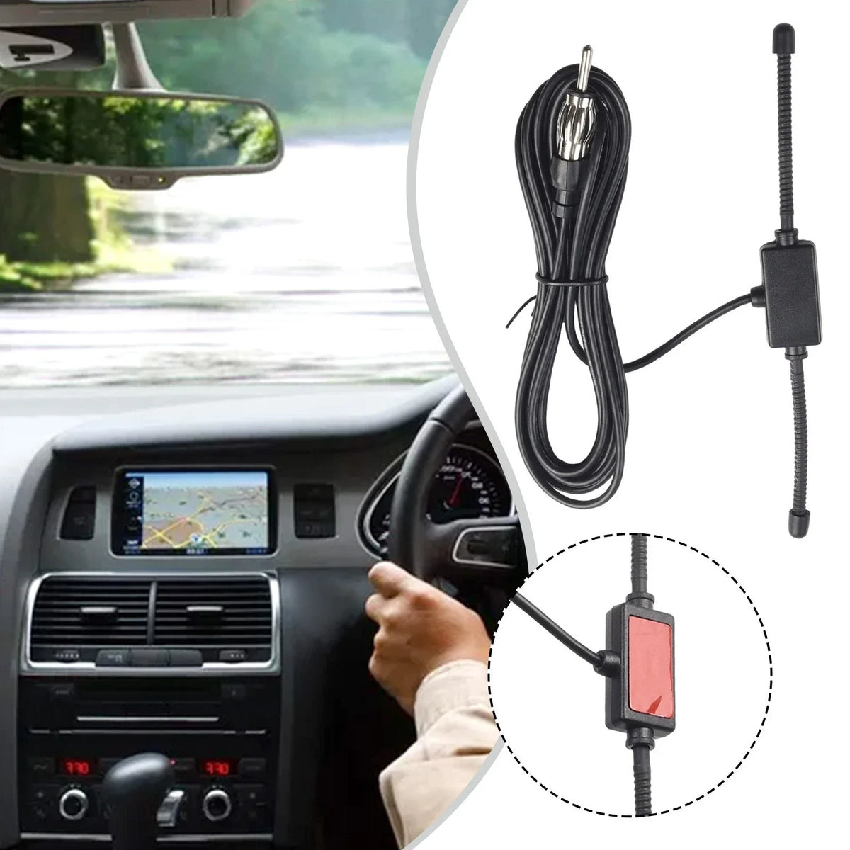 Antenna for Car Dipole Boat Stereo (1pcs) RG174 Full Copper Wire