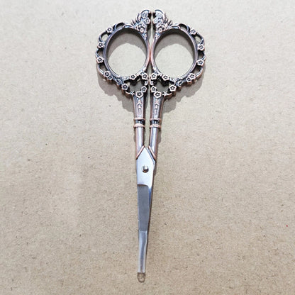 Antique Style Plum Blossom Embroidery Scissors for Sewing Tool