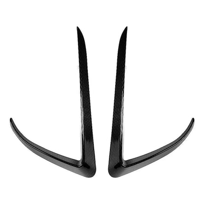 Front Fog Light Eyebrow Cover Trim Kit Carbon Fiber for Tesla Model X (2015–2020)