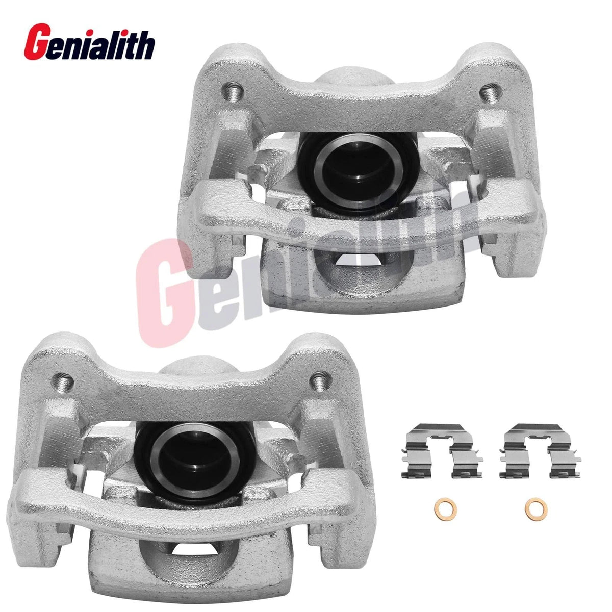 Set of 2 Rear Brake Calipers for Hyundai Azera (2012–2017) Kia Optima (2011–2016)