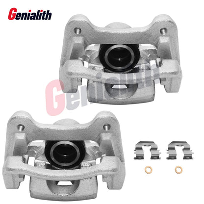 Set of 2 Rear Brake Calipers for Hyundai Azera (2012–2017) Kia Optima (2011–2016)
