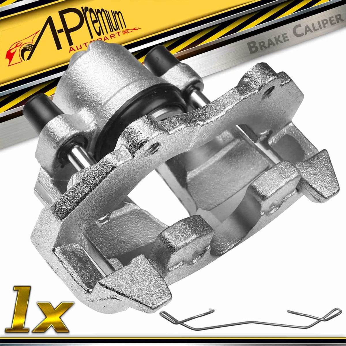 Front Right Disc Brake Caliper with Bracket for Ford Focus (2002–2004) 2M5Z2B120AA, 18-B4847