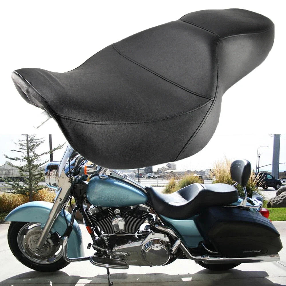 2X Driver Passenger Seat for Harley Road King Police EFI FLHPI (1997–2007)