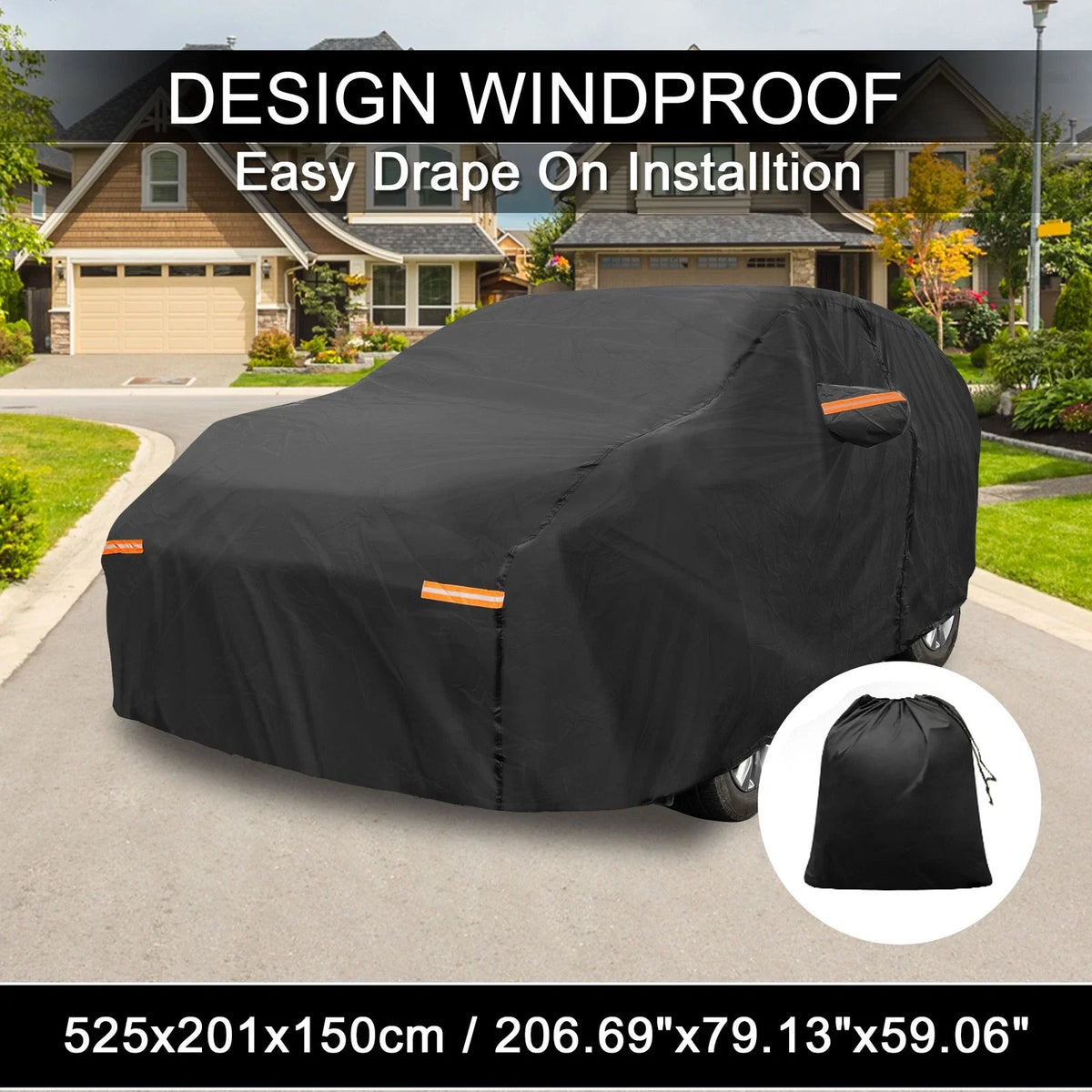 Waterproof 210D-PU Car Cover for Kia Carnival (2020–2023)