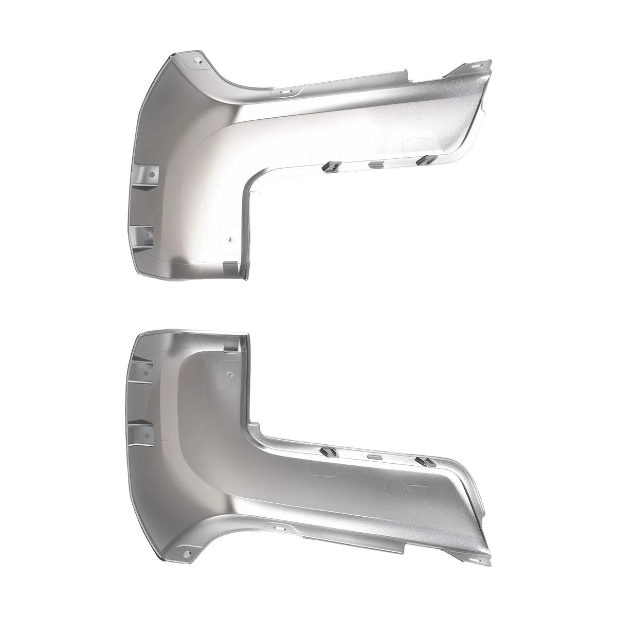 Set of 2 Chrome Bumper Ends for Toyota Tacoma (2016–2023)