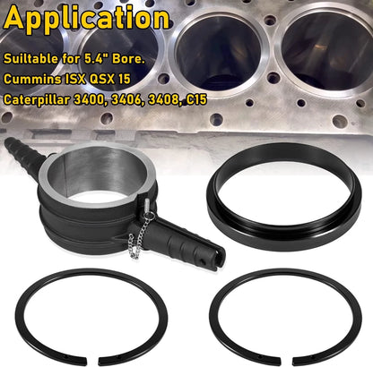 Piston Ring Compressor Tool PT-7040 for Cummins ISX/QSX 15 Caterpillar 3400 (2000–2023)