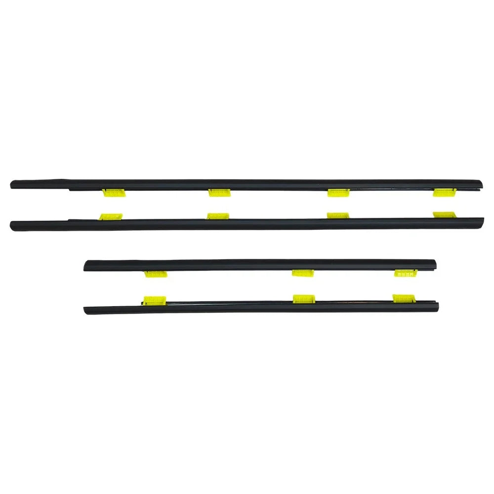 Set of 4 Window Weatherstrip for CR-V 2002–2006 (Outer Black)