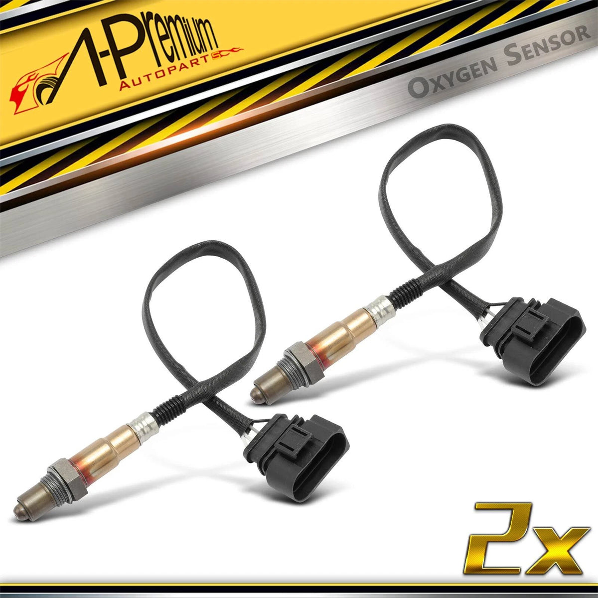 2X Upstream O2 Oxygen Sensors for Audi A8 Quattro S8 V8 4.2L (2000–2003) 077906265J, 250-24393, 350-34426