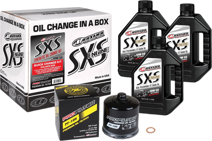 Oil Change Kit 10W50 for Polaris RZR XP Turbo S & Pro XP (2019–2021)