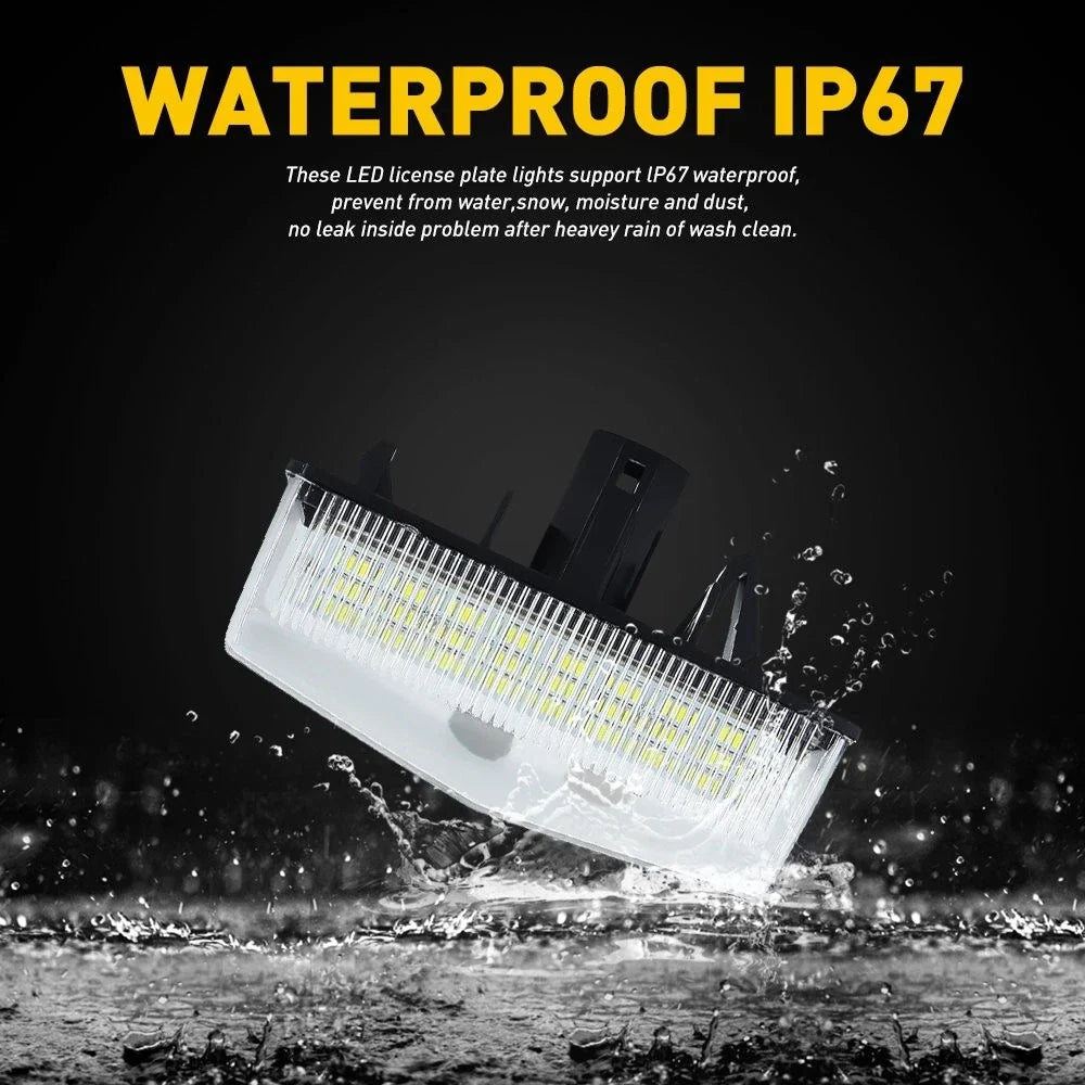 LED License Plate Light for Toyota Matrix Prius RAV4 Venza Lexus (2003–2023)