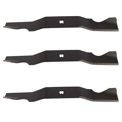 Set of 3 Mower Blades for Cub Cadet (Fits MTD742-04053A, 742-04056)