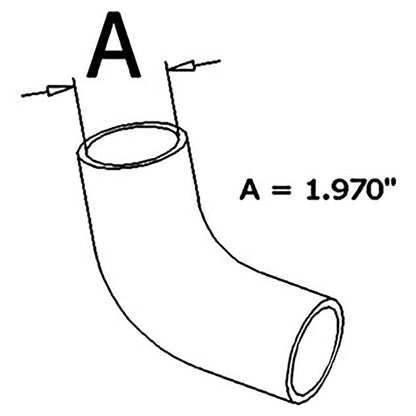 Lower Radiator Hose for Ford New Holland 6810 7610 7810 7810S