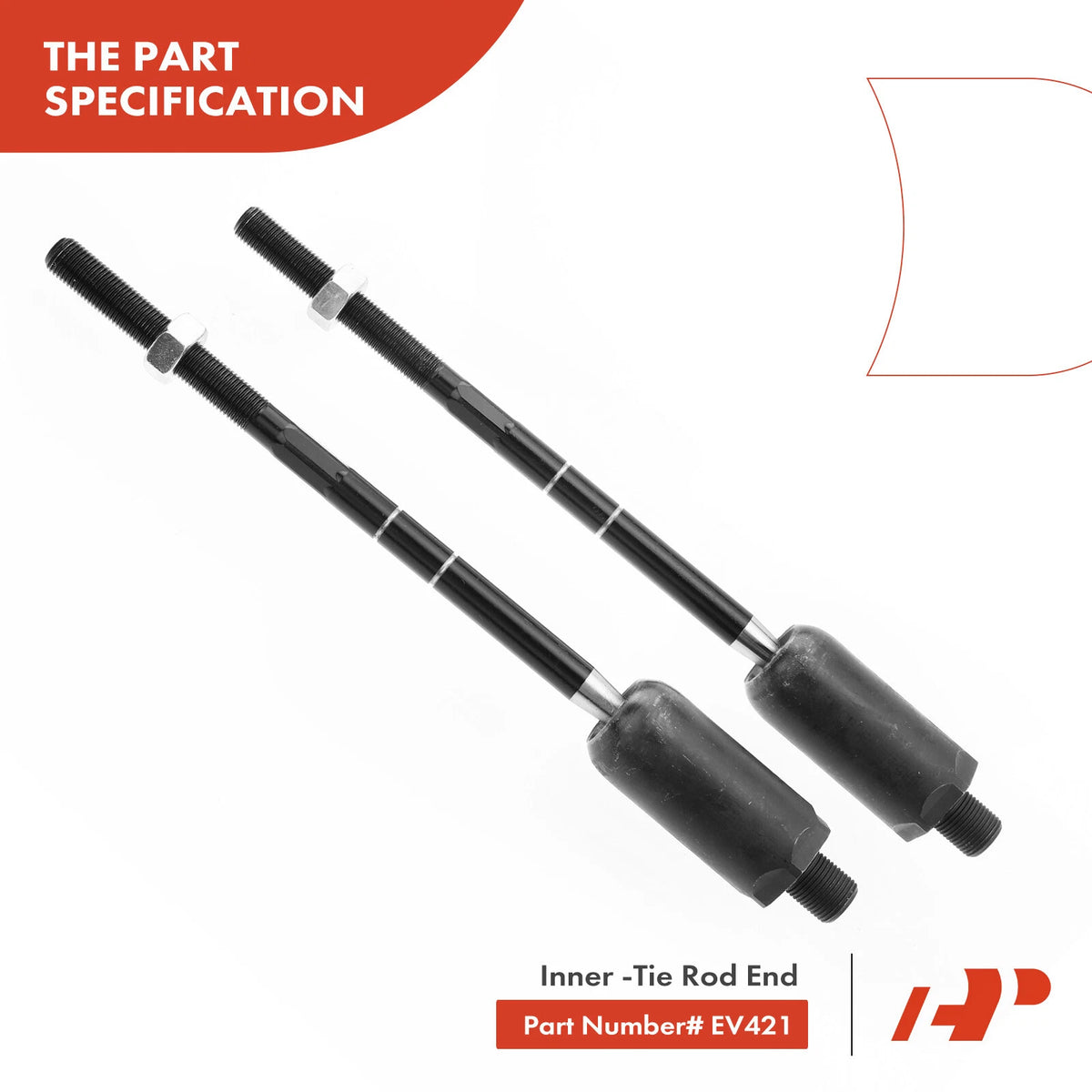 Set of 4 Inner & Outer Tie Rods for Ford Explorer Mercury Mountaineer (2002–2003) EV421, ES3461