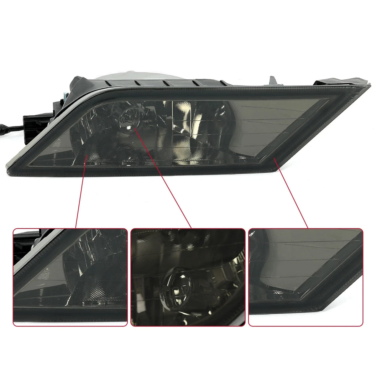 Smoked Bumper Fog Lights + Switch for Honda Odyssey (2011–2013)