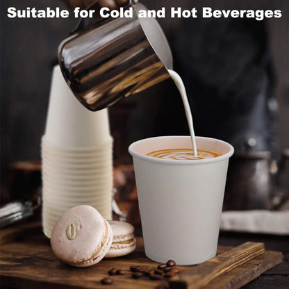 100 Pack 3 Oz Paper Cups for Bathroom (Disposable Mouthwash Cups)