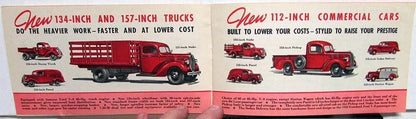 Complete Line Trucks & Commercial Cars Sales Brochure for 1938 Ford