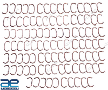 Set of 100 Hog Rings C-Clips for Car Seat Upholstery