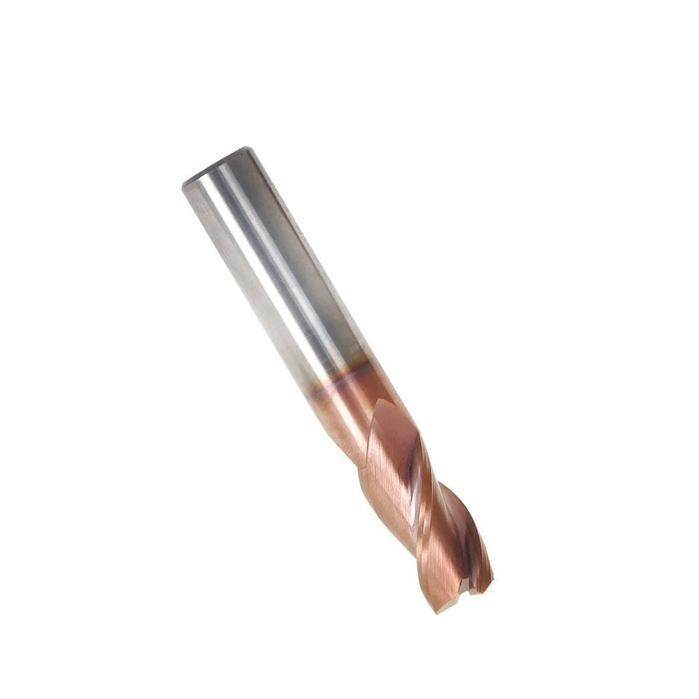 1/2" 37° Helix 3 Flute Carbide End Mill for Aluminum Square End ZRN Coated