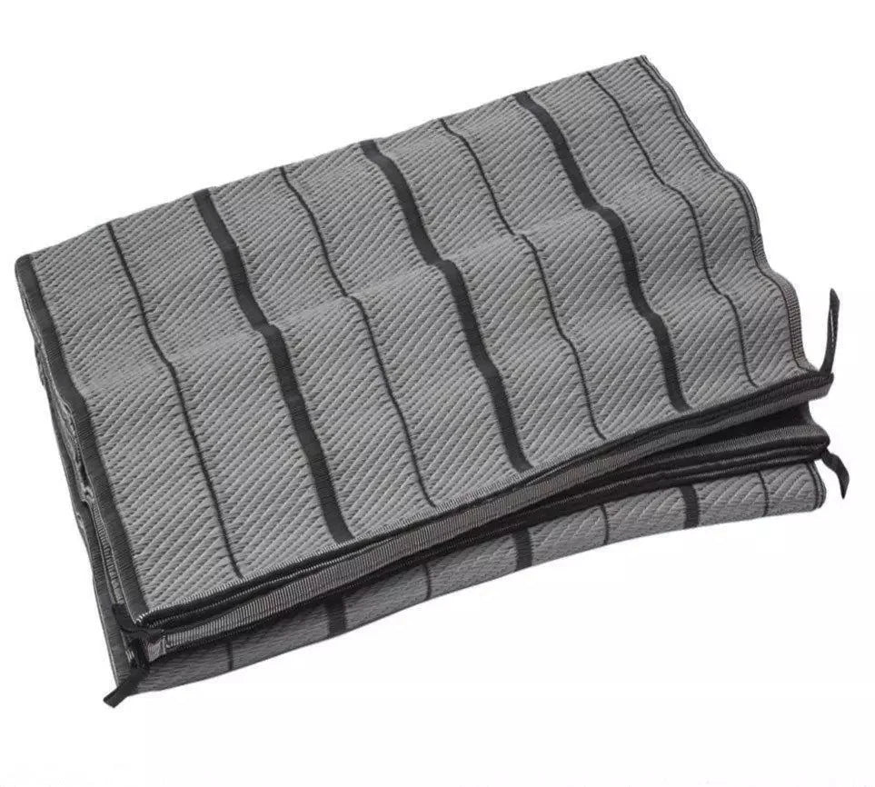 2X PLS Luxury Awning Carpet for Caravan (CO2565) 2.5x6.5m Grey