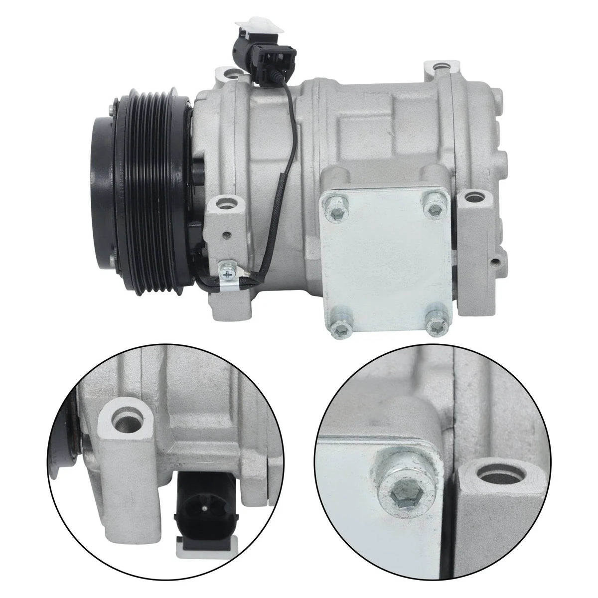 A/C Compressor with Clutch for BMW 323i 325i 328i 525i 530i 740i 750iL 840Ci 850i (1990–2005)