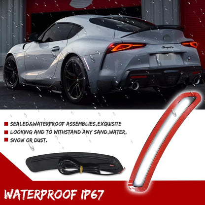 2X Smoked LED Side Marker Lights for Toyota GR Supra (2020–2025)