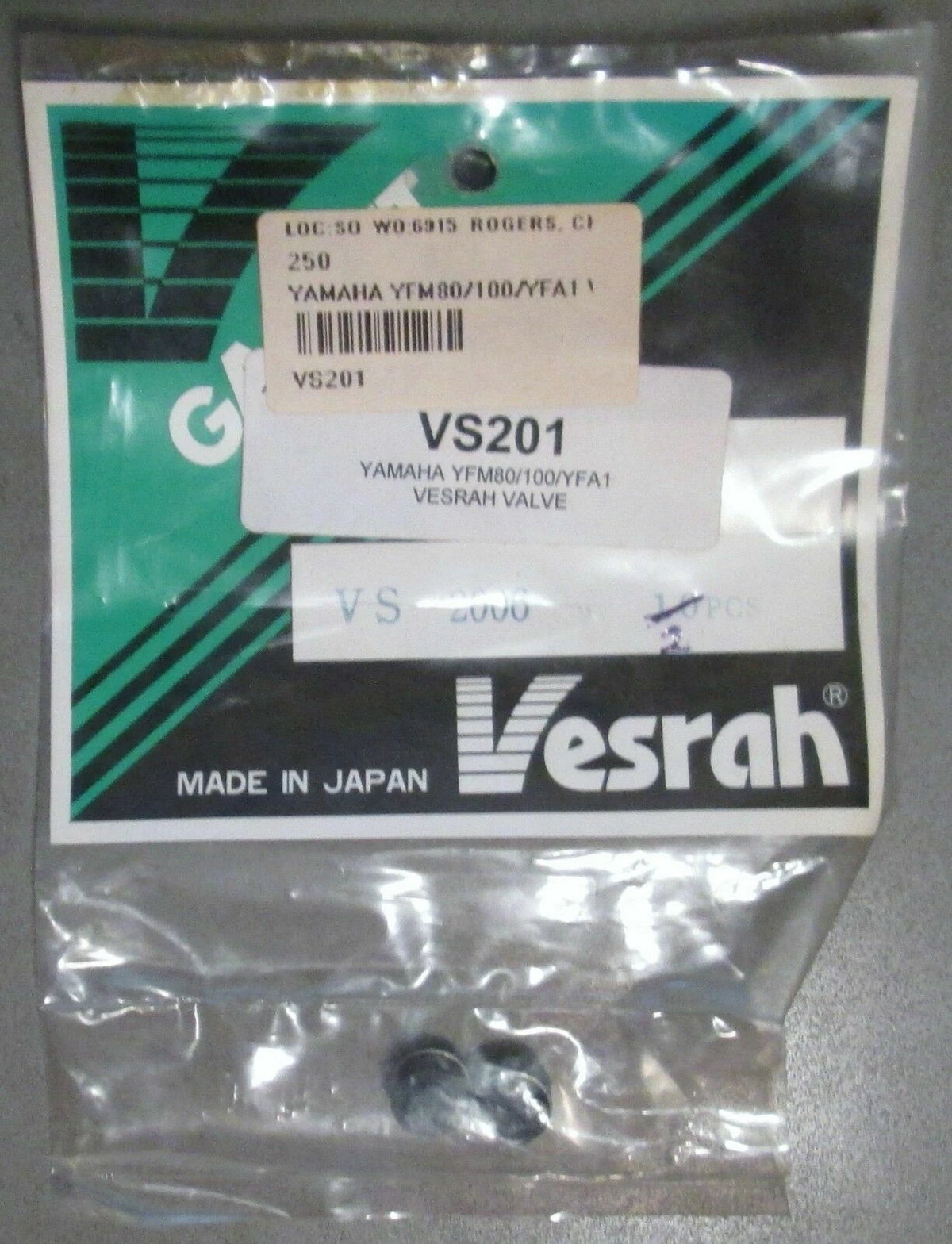 2X Valve Stem Oil Seal for Yamaha YFM80 YFM100 YFA1 YFM125 (VS201)