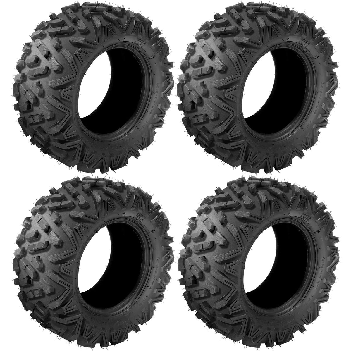 Set of 4 All Terrain ATV UTV Tires 25x8-12 25x10-12 (Fits )