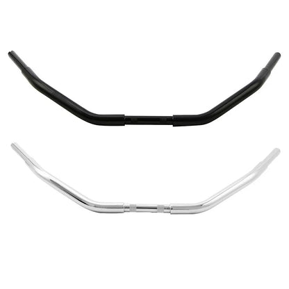 3.5" Rise Handlebar for Harley Softail Dyna Low Rider Black/Chrome