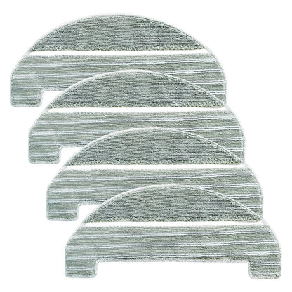 Set of 4 Mop Cloths for Vactidy T7 T8 Robot Vacuum Cleaner