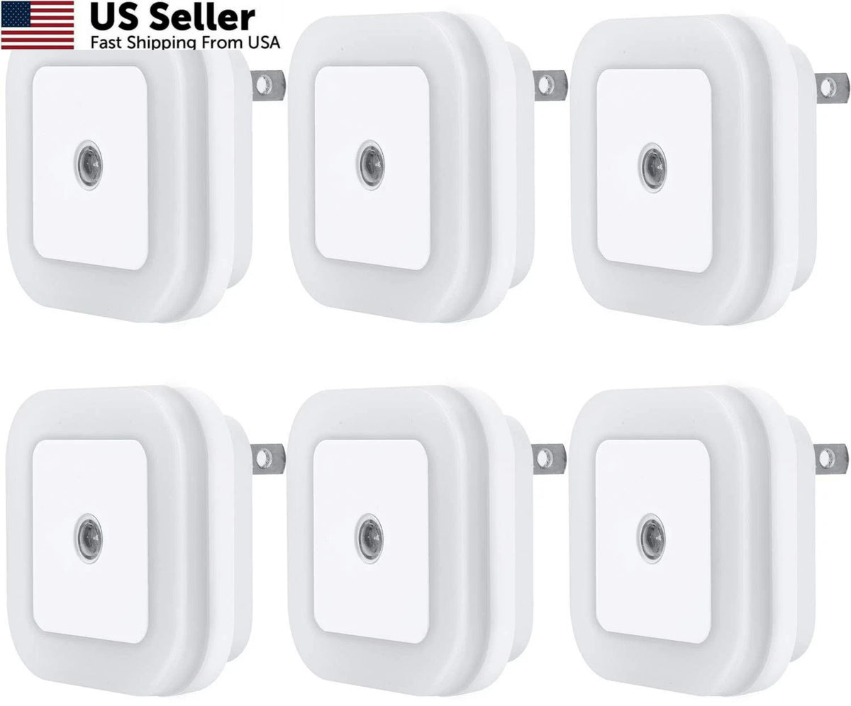 6X LED Night Light Lamp with Smart Sensor for Home Use