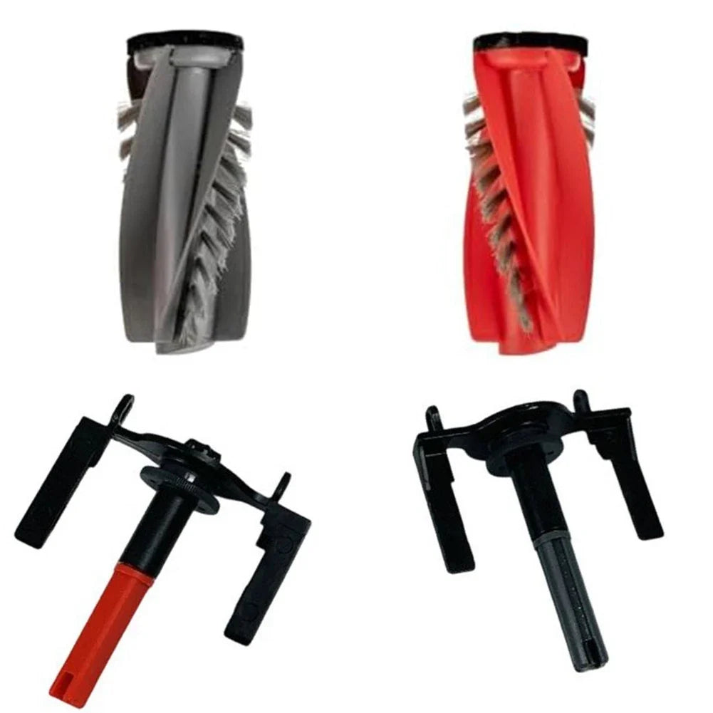 2 Brush Holders Plus 2 Main Brushes for Roborock Saros 10R (2020–2023)