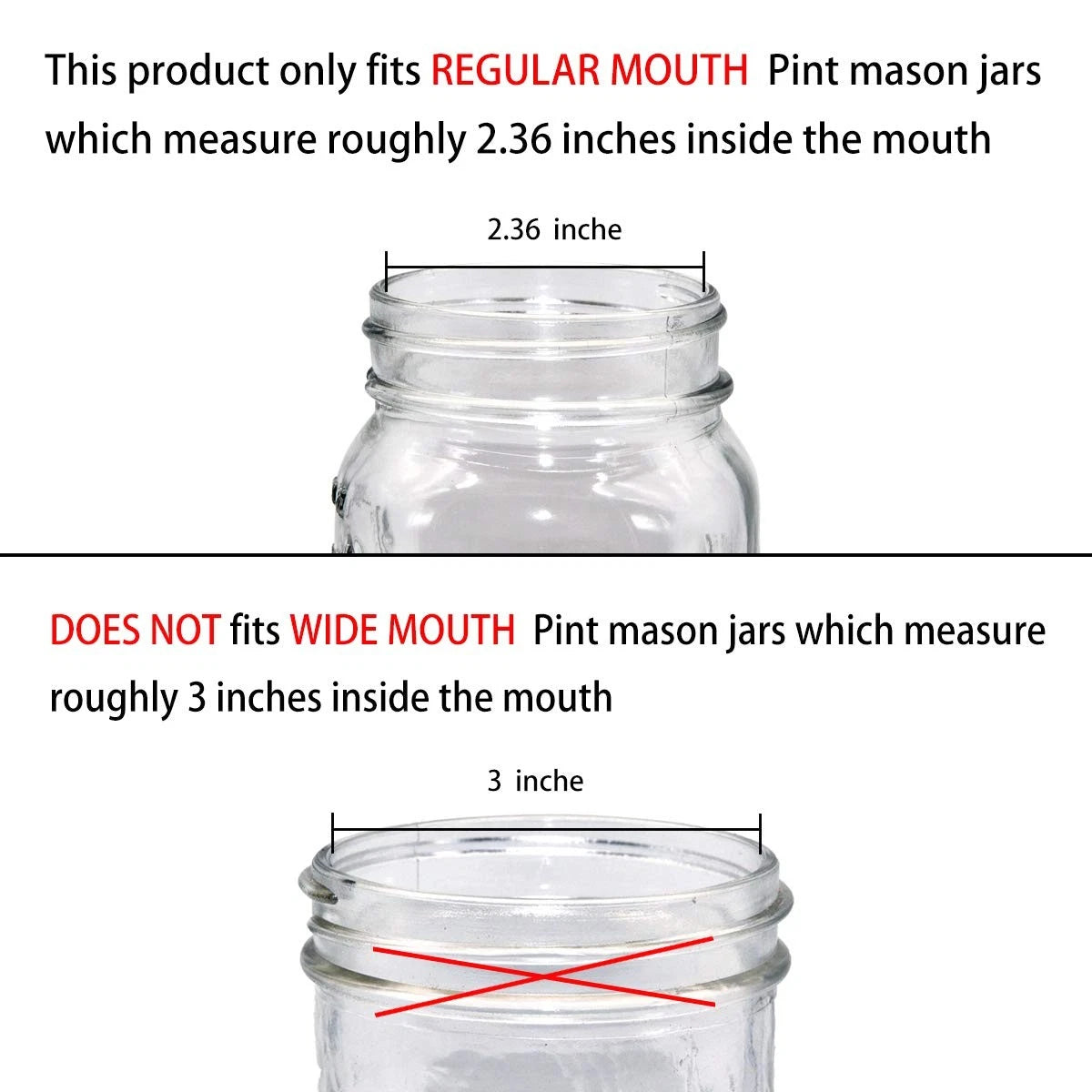 2X Plastic Mason Jar Soap Dispenser Lids for Universal Use - Gold