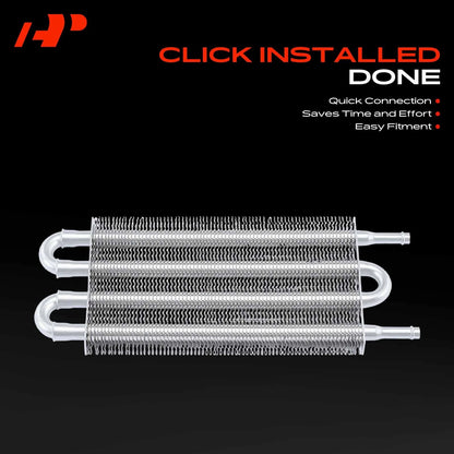 4Rows Transmission Oil Cooler for Ford Dodge Jeep Toyota (OC-1401, M-OC-1401, OC1401)