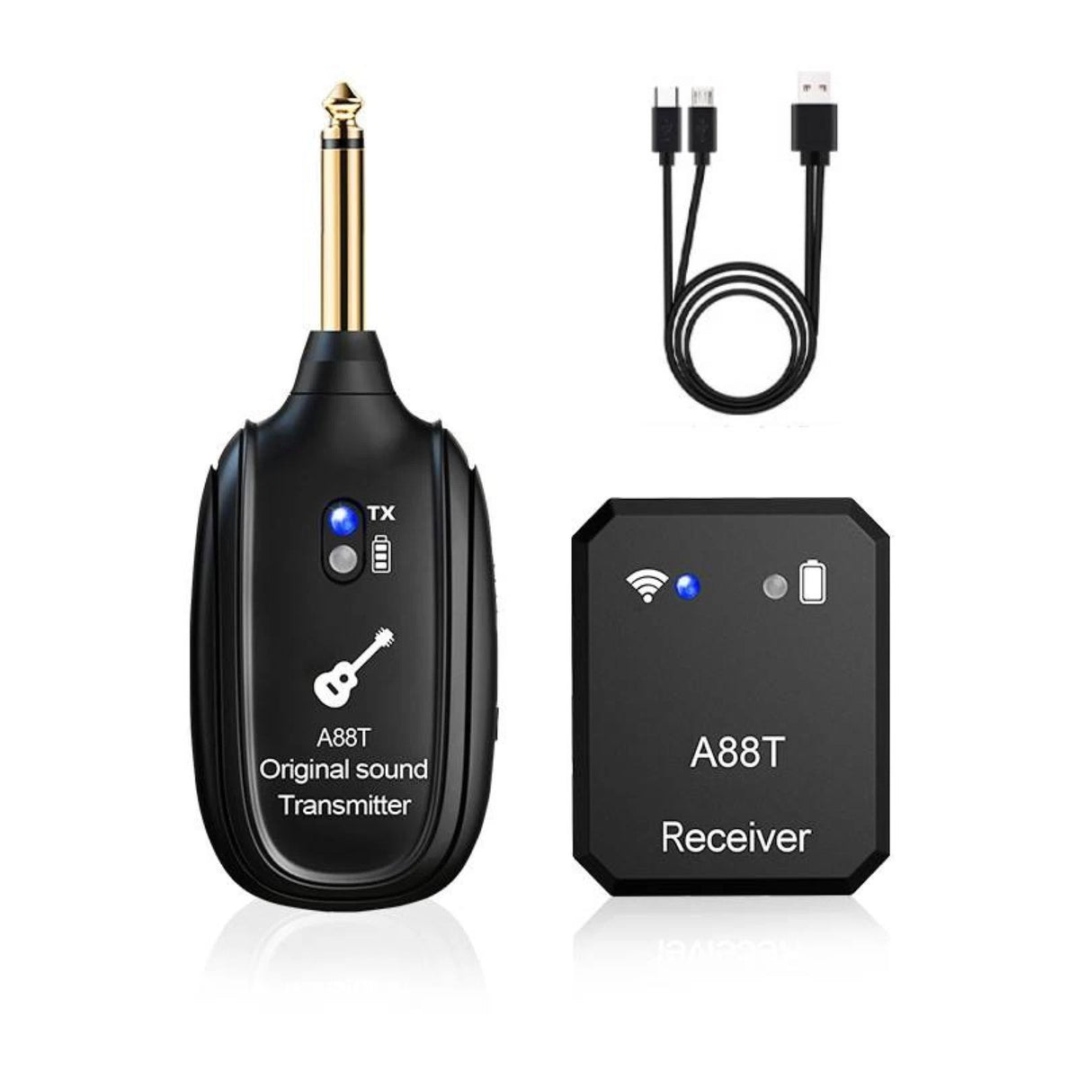 Professional Wireless 2.4GHz In-Ear Monitor IEM System Transmitter Receiver