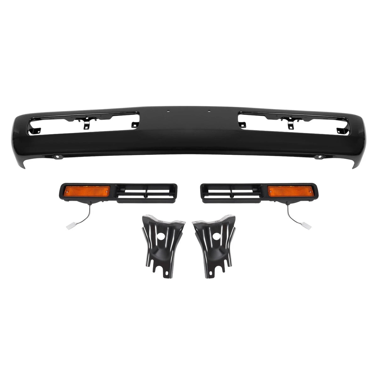 Front Bumper Kit with Turn Signal Light for Nissan Pickup (1996–1997) - CON-A000267, NI1002130, F2012-3B800