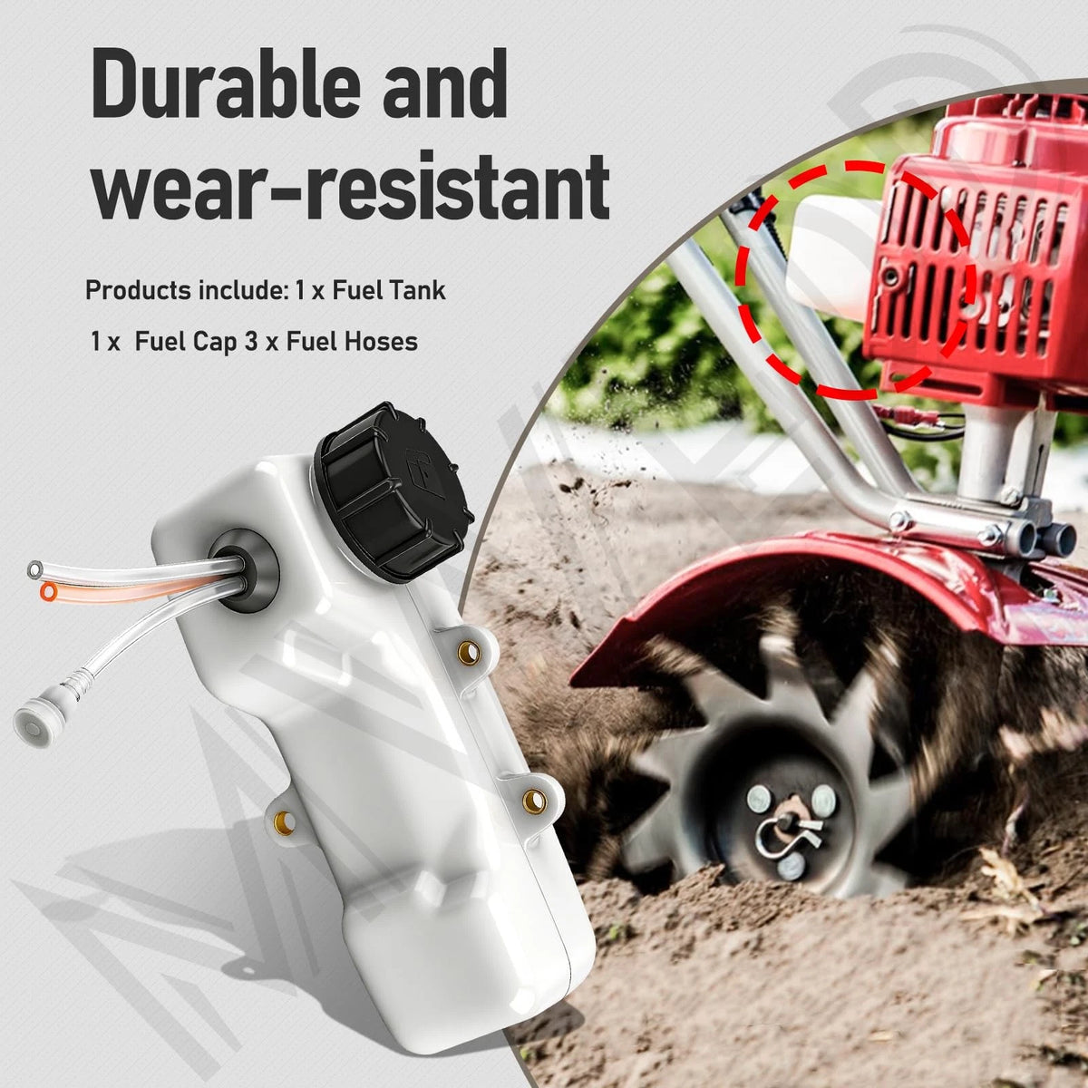 Fuel Gas Tank Kit for Echo & Mantis 2-Cycle (Compatible)