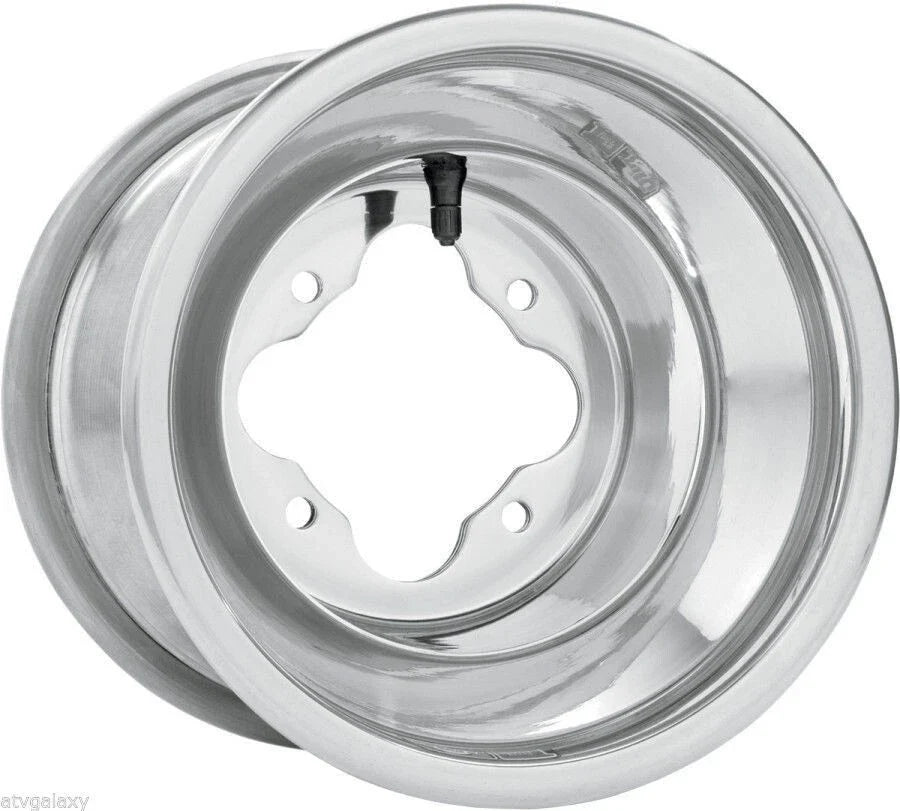 DWT Polished A5 Rolled Lip ATV Rear Wheel Rim 8" 8x8 4/85 for TRX90 (2001–2023)