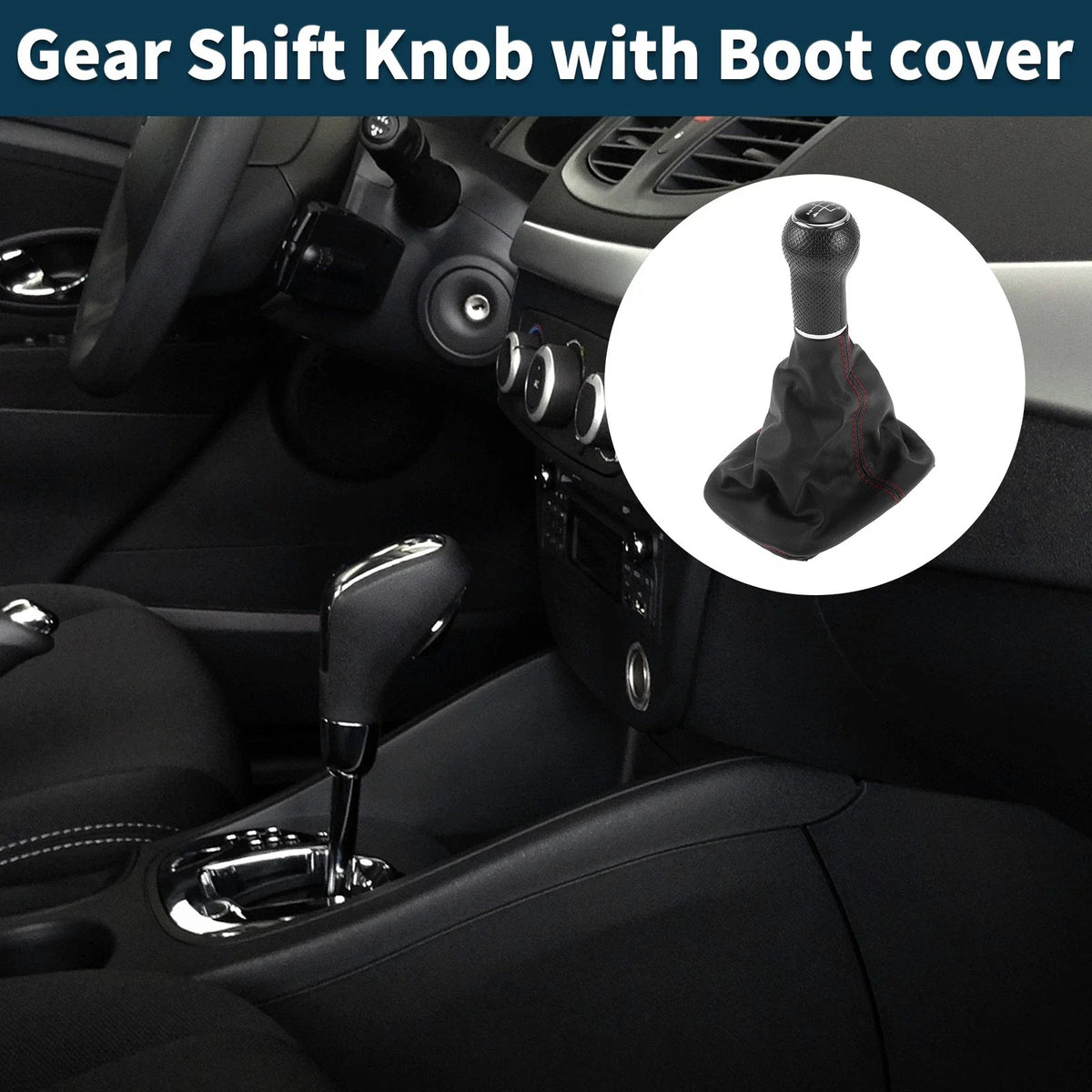 5 Speed Gear Shift Knob with Cover No. 1J0711113C for Volkswagen Golf Mk IV (1998–2006)