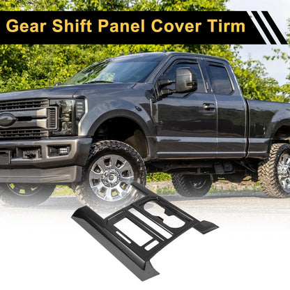 Carbon Fiber Gear Shift Panel Cover Trim for Ford F-150 (2015–2020)