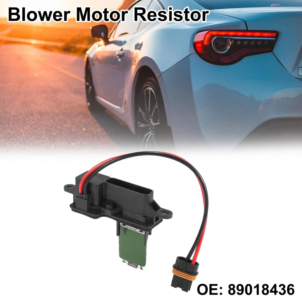 Blower Fan Motor Resistor for Chevrolet Astro (1996–2005) 89018436