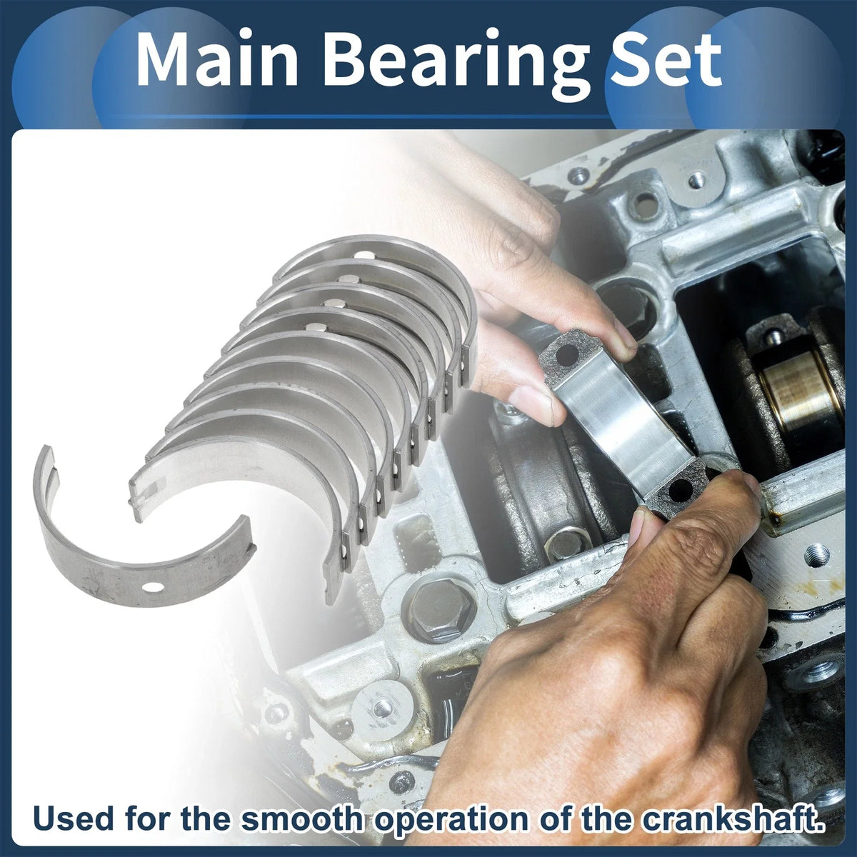 Main Bearing Set No.1170110010 for Toyota Sprinter (1990–1999)